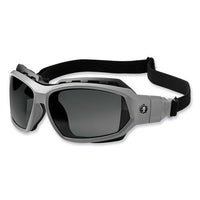 Skullerz Loki Safety Glasses/goggles, Matte Gray Nylon Impact Frame, Polarized Smoke Polycarb Lens,ships In 1-3 Business Days