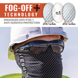 Skullerz Baldr Anti-scratch/anti-fog Safety Glasses, Matte Black Nylon Frame, Smoke Polycarb Lens, Ships In 1-3 Bus Days