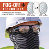 Skullerz Baldr Anti-scratch/anti-fog Safety Glasses, Matte Black Nylon Frame, In/outdoor Polycarb Lens, Ships In 1-3 Bus Days