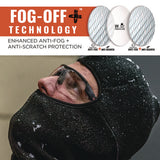 Skullerz Skoll Anti-scratch/anti-fog Safety Glasses, Matte Black Nylon Frame, Clear Polycarb Lens, Ships In 1-3 Bus Days