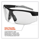 Skullerz Skoll Safety Glasses, Matte Black Nylon Impact Frame, Indoor/outdoor Polycarbonate Lens, Ships In 1-3 Business Days