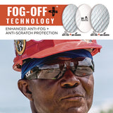Skullerz Saga Anti-scratch/anti-fog Safety Glasses, Matte Black Frameless, Indoor/outdoor Polycarb Lens,ships In 1-3 Bus Days