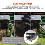 Skullerz 8986 6-point Hard Hat Suspension Replacement, Gray, Ships In 1-3 Business Days