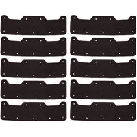 Skullerz 8953 Hard Shell Bump Cap Sweatband Replacement, Black, 10/pack