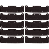 Skullerz 8953 Hard Shell Bump Cap Sweatband Replacement, Black, 10/pack