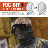 Skullerz Modi Otg Anti-scratch And Enhanced Anti-fog Safety Goggles Replacement Lens, Smoke, Ships In 1-3 Business Days