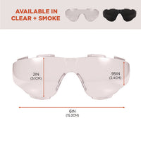 Skullerz Arkyn Anti-scratch And Enhanced Anti-fog Safety Goggles Replacement Lens, Clear, Ships In 1-3 Business Days