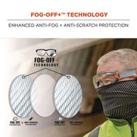 Skullerz Arkyn Anti-scratch And Enhanced Anti-fog Safety Goggles Replacement Lens, Clear, Ships In 1-3 Business Days