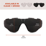 Skullerz Arkyn Anti-scratch And Enhanced Anti-fog Safety Goggles Replacement Lens, Smoke, Ships In 1-3 Business Days