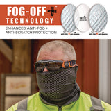 Skullerz Arkyn Anti-scratch And Enhanced Anti-fog Safety Goggles Replacement Lens, Smoke, Ships In 1-3 Business Days