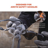Skullerz Arkyn Anti-scratch And Enhanced Anti-fog Safety Goggles Replacement Lens, Smoke, Ships In 1-3 Business Days