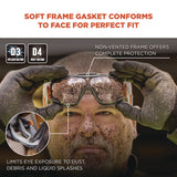 Skullerz Arkyn Anti-scratch And Enhanced Anti-fog Safety Goggles With Neoprene Strap, Clear, Ships In 1-3 Business Days