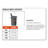 Proflex 4000 Single Strap Wrist Support, Small, Fits Right Hand, Black, Ships In 1-3 Business Days