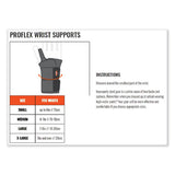 Proflex 4000 Single Strap Wrist Support, X-large, Fits Left Hand, Tan, Ships In 1-3 Business Days