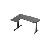 L-shaped Standing Desk, Left Desk, 60" X 43.69" X 29.88" To 48.38", Black