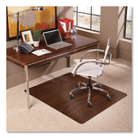 Trendsetter Chair Mat For Medium Pile Carpet, 36 X 48, Cherry, Ships In 4-6 Business Days