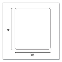 Trendsetter Chair Mat For Hard Floors, 36 X 48, Driftwood, Ships In 4-6 Business Days