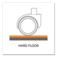 Trendsetter Chair Mat For Hard Floors, 36 X 48, Pewter, Ships In 4-6 Business Days