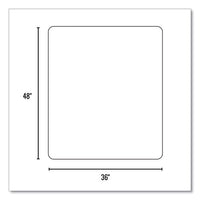 Trendsetter Chair Mat For Hard Floors, 36 X 48, Cherry, Ships In 4-6 Business Days