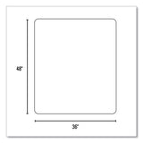 Trendsetter Chair Mat For Hard Floors, 36 X 48, Cherry, Ships In 4-6 Business Days