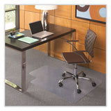 Everlife Chair Mat For Flat Pile Carpet With Lip, 36 X 48, Clear, Ships In 4-6 Business Days