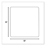 Everlife Chair Mat For Extra High Pile Carpet, Square, 60 X 60, Clear, Ships In 4-6 Business Days