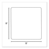 Everlife Chair Mat For Extra High Pile Carpet, Square, 72 X 72, Clear, Ships In 7-10 Business Days