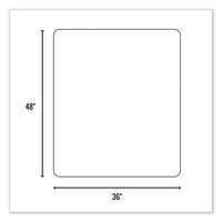 Trendsetter Chair Mat For Low Pile Carpet, 36 X 48, Black, Ships In 4-6 Business Days