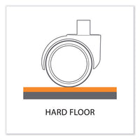 Trendsetter Chair Mat For Hard Floors, 36 X 48, Black, Ships In 4-6 Business Days