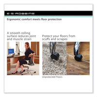 Everlife Chair Mat For Hard Floors, Heavy Use, Rectangular, 36 X 48, Clear, Ships In 4-6 Business Days