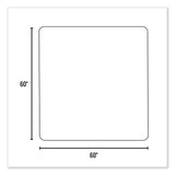 Everlife Textured Chair Mat For Hard Floors, Square, 60 X 60, Clear, Ships In 4-6 Business Days