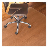 Everlife Textured Chair Mat For Hard Floors, Square, 60 X 60, Clear, Ships In 4-6 Business Days