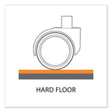 Everlife Chair Mat For Hard Floors, Heavy Use, Rectangular, 60 X 72, Clear, Ships In 4-6 Business Days