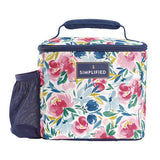 Simplified Lunch Bag, 9.25 X 5 X 9, Multicolor Floral