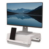 Breyta Monitor Stand, 13.94" X 11.97" X 3.23" To 5.9", White, Supports 33 Lb