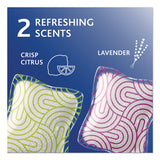 Cleaning Pacs, Crisp Citrus Scent, 10/pack, 8 Packs/carton