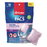 Cleaning Pacs, Lavender Scent, 10/pack, 8 Packs/carton