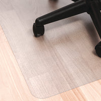 Ecotex Marlon Bioplus Rectangular Polycarbonate Chair Mat For Hard Floors, Rectangular, 46 X 60, Clear