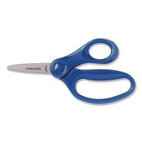 Classpack Scissors Caddy, Pointed Tip, 5" Long, 1.6" Cut Length, Straight Asst Color Handles: Blue/green/lt Blue/red, 24/set