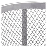 Steel Mesh Corrosion Resistant Trash Can, 48 Gal, Silver, Ships In 1-3 Business Days