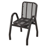Outdoor Dining Set, Round, 36" Dia X 29"h, Black Top, Black Base/legs, Ships In 1-3 Business Days