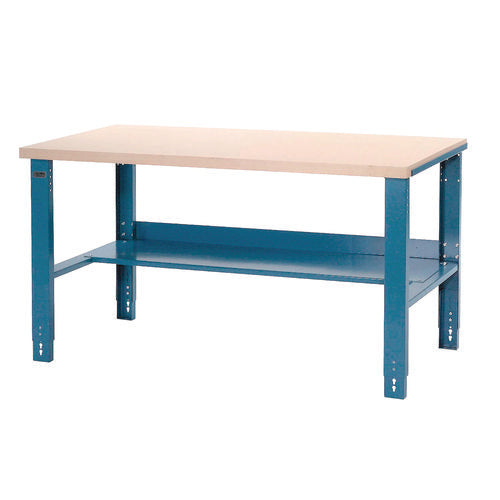 Industrial Workbench Bench-in-a-box, 3,000 Lbs, 60 X 30 X 29.75 To 36.75, Blue, Ships In 1-3 Business Days