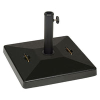 Umbrella Base, Square, Concrete, 88 Lb Capacity, 20 X 20 X 15.75, Black, Ships In 1-3 Business Days