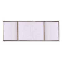 Visuall Pc Whiteboard Cabinet, Beige Fabric Bulletin Board Exterior Doors, 36x24, Aluminum Frame, Ships In 7-10 Business Days