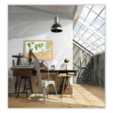 Aluminum-frame Natural Corkboard, 72.5 X 48.5, Tan Surface, Satin Aluminum Frame, Ships In 7-10 Business Days