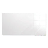 Aria Low Profile Magnetic Glass Whiteboard, 48 X 36, White Surface, Ships In 7-10 Business Days