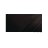 Aria Low-profile Frameless Magnetic Glassboard, 60" X 36", Black Surface