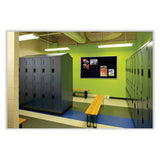 Satin Aluminum-frame Recycled Rubber Bulletin Boards, 96.5 X 48.5, Confetti Surface, Ships In 7-10 Business Days