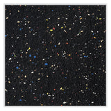 Satin Aluminum-frame Recycled Rubber Bulletin Boards, 96.5 X 48.5, Confetti Surface, Ships In 7-10 Business Days