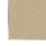 Vinyl Bulletin Board With Aluminum Frame, 87.91" X 48.5", Caramel Surface, Satin Aluminum Frame